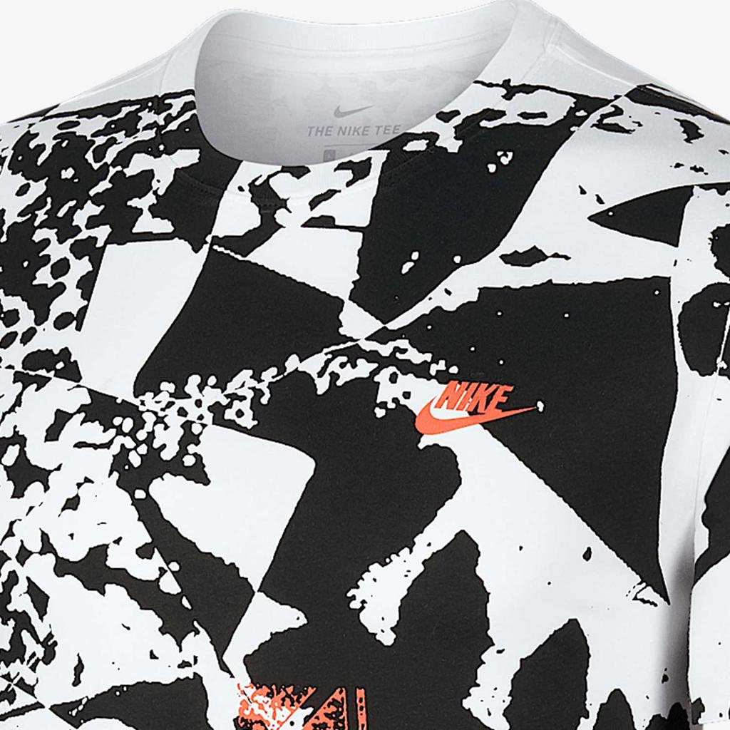 Nike Spettermotief Casual Sportkleding T-shirt Heren Tops Meerkleurig BQ0119-100
