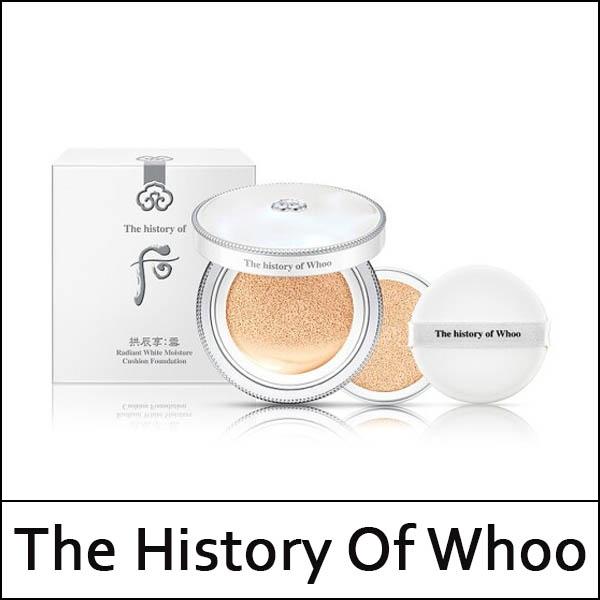 [The History Of Whoo] (tt) Gongjinhyang Seol Radiant White Moisture Cushion Foundation Set (15g+15g) / EXP 2026.06