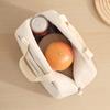 Aluminum Foil Corduroy Lunch Bag Zipper Cosmetic Storage Bag Food Pouch Picnic Bag  School