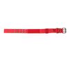 Dog Collar Lightweight Breathable Adjustable Heavy Duty Nylon Collar for Medium Large Dogs Training Red