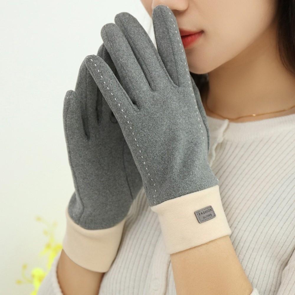 Touchable Screen Winter Gloves Warm Skiing Gloves New Windproof Cold Proof Gloves  Women