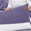 Portable Sleeping Sheet Polyester Fiber Sleeping Bag with Storage Bag for Travel Hotel
