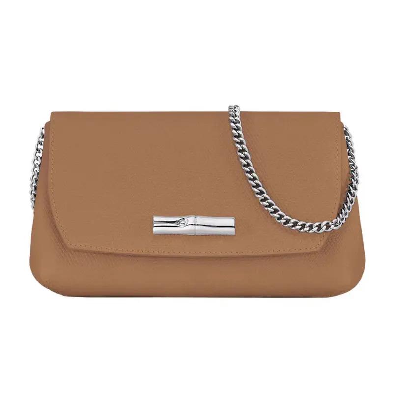 New Women's Leather Bag Single Shoulder Diagonal Straddle Bag Commuter Versatile Dinner Bag Fashion Women's Bag