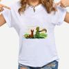 Little Prince White Print Women's Short Sleeve T-Shirt