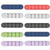 46 Wire Slot Usb Cable Organizer Management Wire Holder Cable Winder Tidy Silicone Clips For Mouse Keyboard Earphone Protector