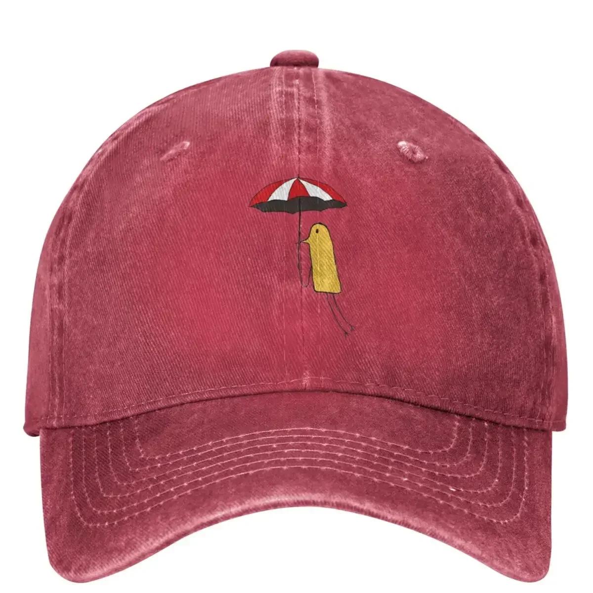 

Unisex Women Goodnight Punpun Umbrell Baseball Cap Retro Distressed Washed Casquette Dad Adjustable One Size