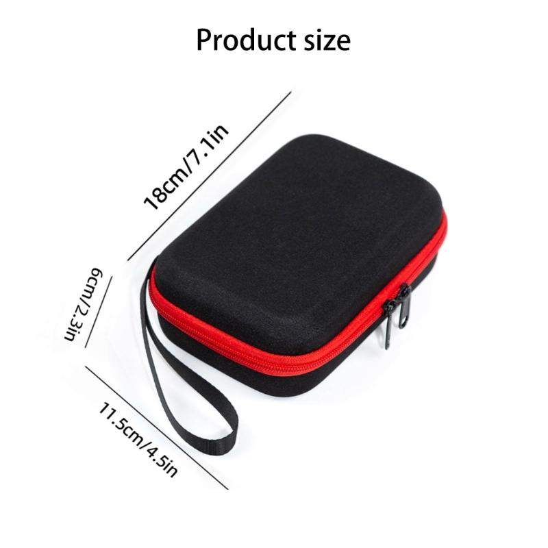 Small Storage Bag For Action 5Pro Camera Case, Soft Padded Protections, Water Resistant Exterior Organizers Handbag