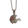 Jewelry Versatile Full Diamond Set Fashion Cool Baseball Cap Hip Hop Necklace Jewelry Men'S 5Mm Twist Chain