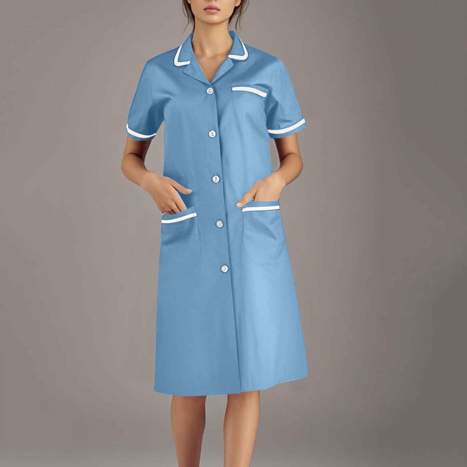 

Women s Fashionable Workwear: Short-Sleeve Casual Dress S