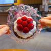 Hand Relax Strawberry Cake Squishy Keychain Bounce Bag Pendant  Children Gifts