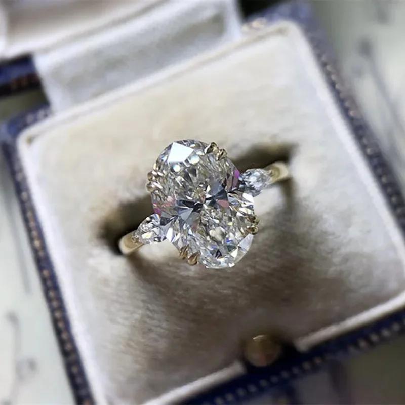 Fashion Versatile Cubic Zirconia Ring For Women Simple Stylish Wedding Bride Accessory Party Jewelry Drop Shipping