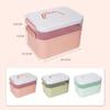Nail art Toolbox Large capacity can put light therapy machine Nail polish glue portable double storage box nails technician new