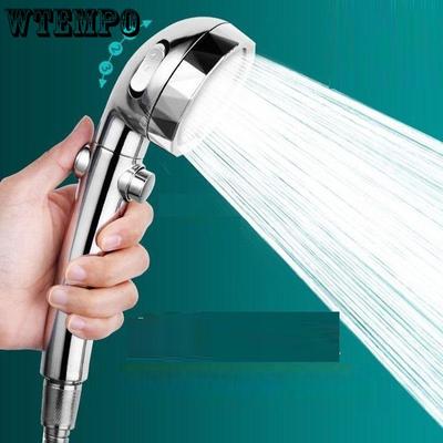 Bathing Pressurized Shower Nozzle Bathing Artifact Set Adjustable Shower Holding Shower Head One-button Water Stop Shower