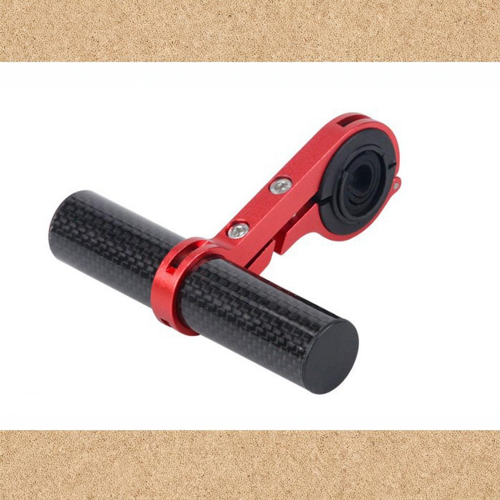 20cm 10cm Cycling Handlebar Bike Flashlight Holder Handle Bar Carbon Fiber  Extender Mount Bracket Bike Accessories