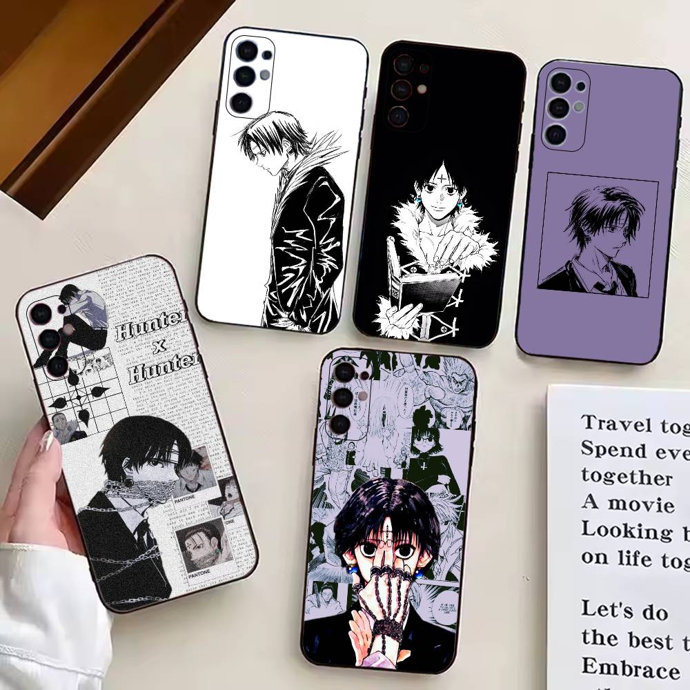 C-Chrollo L-Lucilfer Anime Phone Case For Samsung S25,S24,S21,S22,S23,S30,Ultra,S20,Plus,Fe,Lite,Note,10,Black Cover