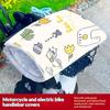 2 stk. Efterår Vinter Tegneserie Elektrisk Køretøj Varme Handsker Håndvarmer Varme Vanter Løbehjul Motorcykel Styrhandsker Håndbeskyttere