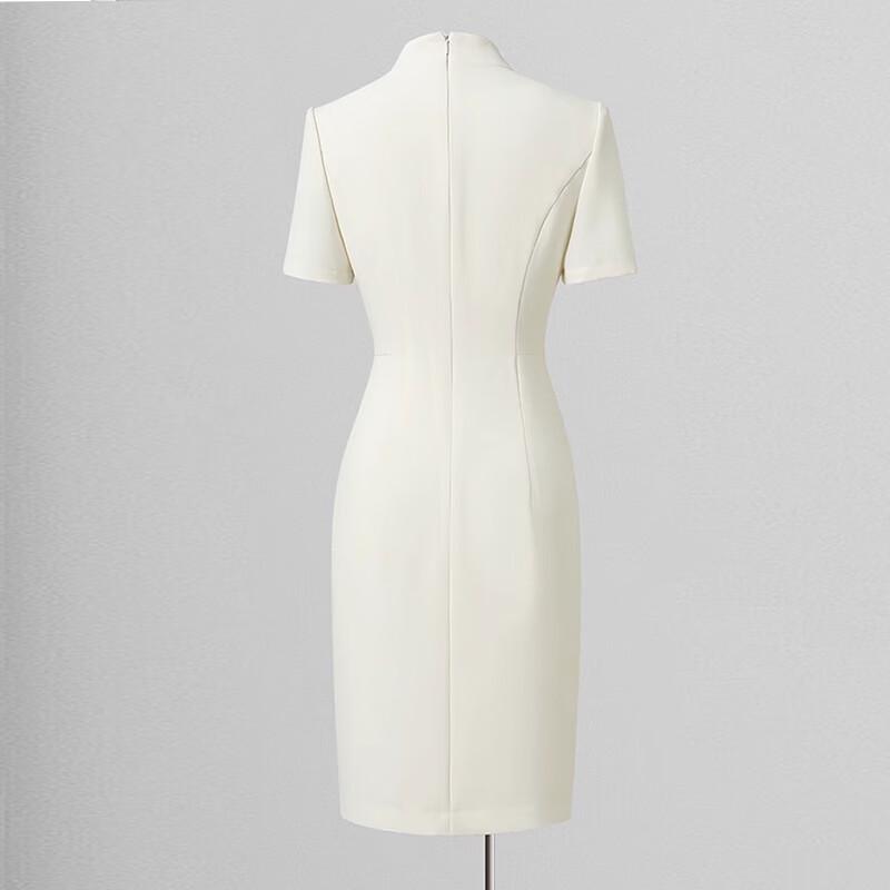 Teluoman Women's New Chinese Style A-Line Qipao Dress