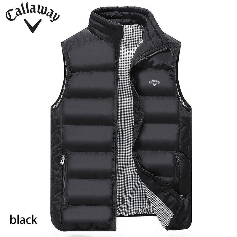 

Вышитая куртка-жилет Callaway из высококачественного хлопка, мужская осенне-зимняя модная повседневная удобная куртка без рукавов XXL
