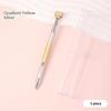 Gradient Point Drill Wax Stick With Self-Adhesive Rotating Nail Art Tool, Portable Dotting Pen For Nail Salon Use Nail Art Pen