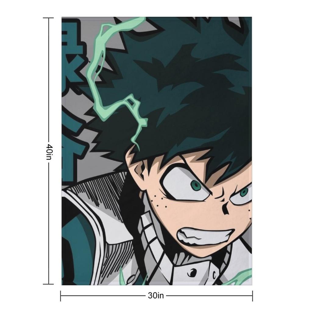 Deku Throw Blanket Luxury St Furrys Warm Winter Soft Plush Plaid Blankets