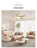 Integrated LED Ceiling Fan with Remote Control for Living Room, Classroom, or Study