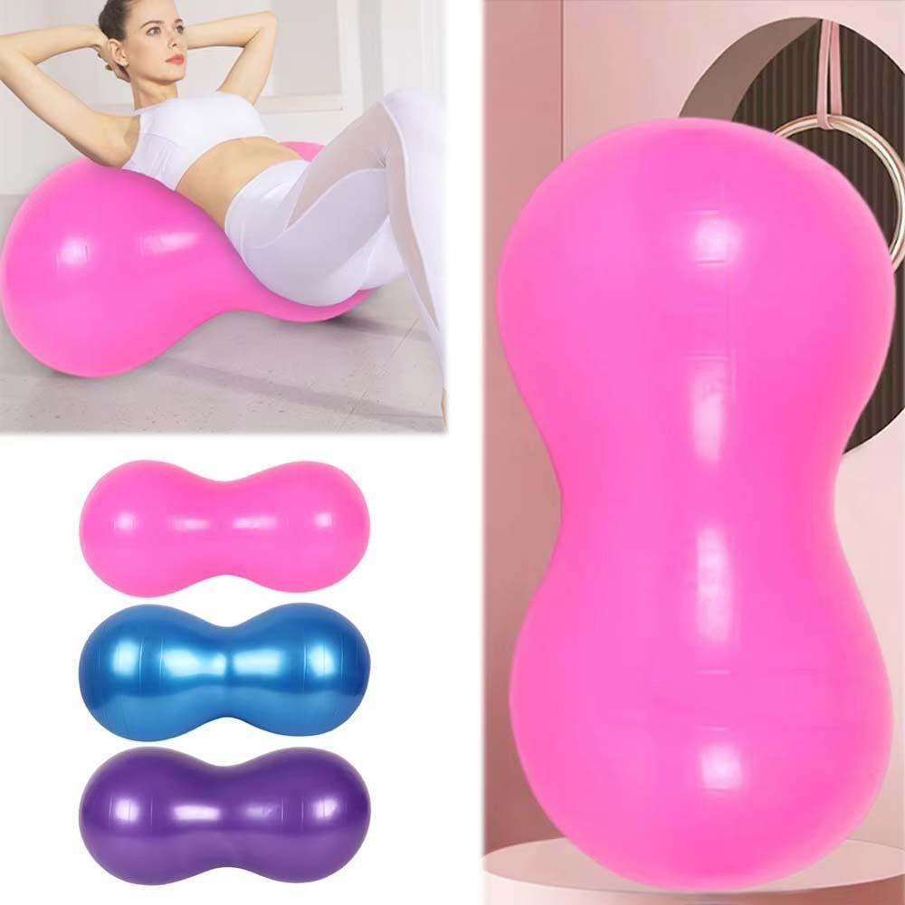 Thickened Peanut Ball Anti-Burst Yoga Fitness Ball Balance Sports Pilates Yoga Ball  Adult Fitness