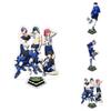 Blue Prison-themed Acrylic Double-layered Standee Anime Display Collectible