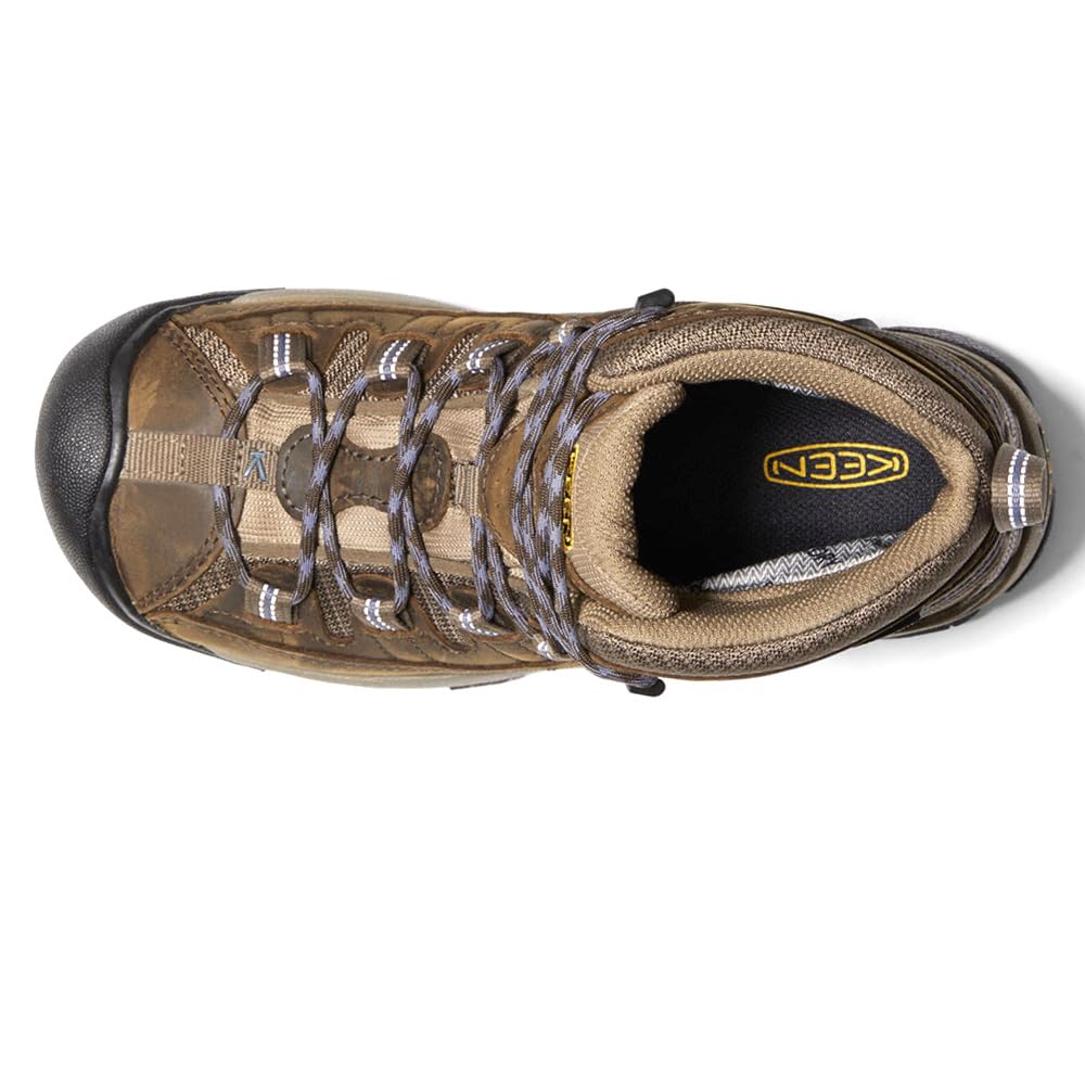 Targhee Two Mid WP 1004114 Slate Stone 6 [Keen] Women's Black/Flint