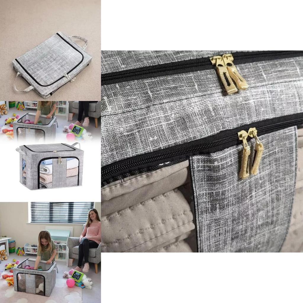 Stilvoller und langlebiger Stoffaufbewahrungskorb für Kleidung, Spielzeug und Haushaltsorganisation