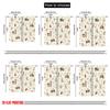 2Pcs,2D Plane Printing Window Curtain Christmas Cute Animal Tractor (4) Versatile Polyester Fabric (Without Rod) Decorations