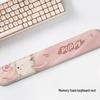 Cute Girl Dog Wrist Rest Mouse Pad & Keyboard Pillow for Office Desk