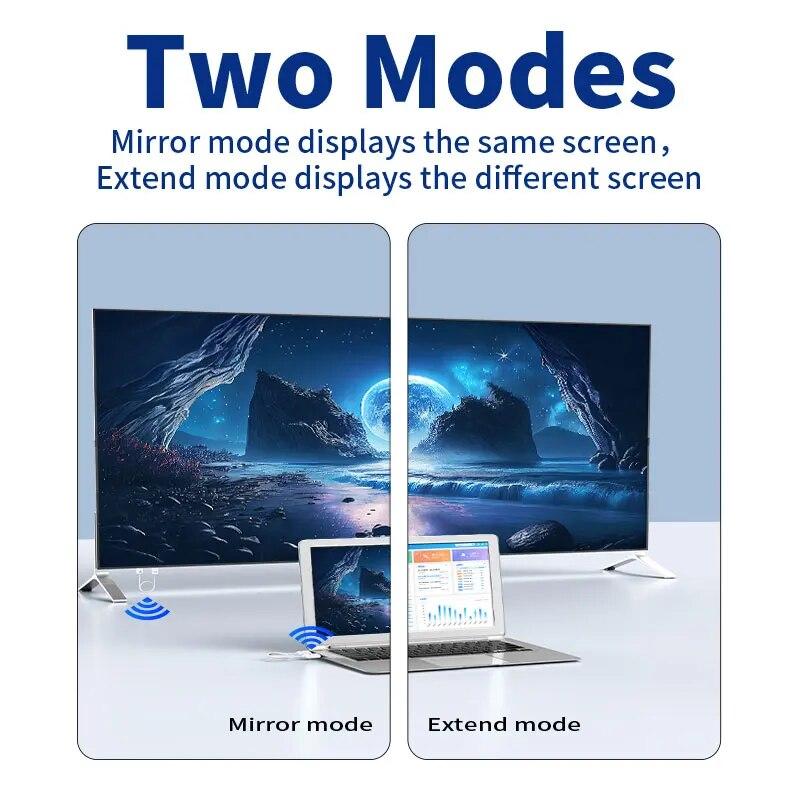 30m Wireless Transmission Video Transmitter Receiver HDMI-Compatible Extender Adapter Cable Screen Mirror for Camera PC To TV