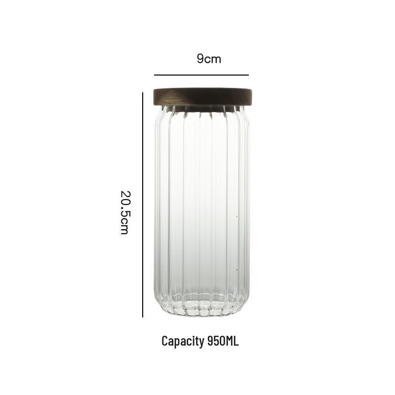 High Borosilicate Glass Food Storage Jar