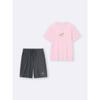 GU by Uniqlo Pile Lounge Set  Short Sleeve   Shorts  kirBy