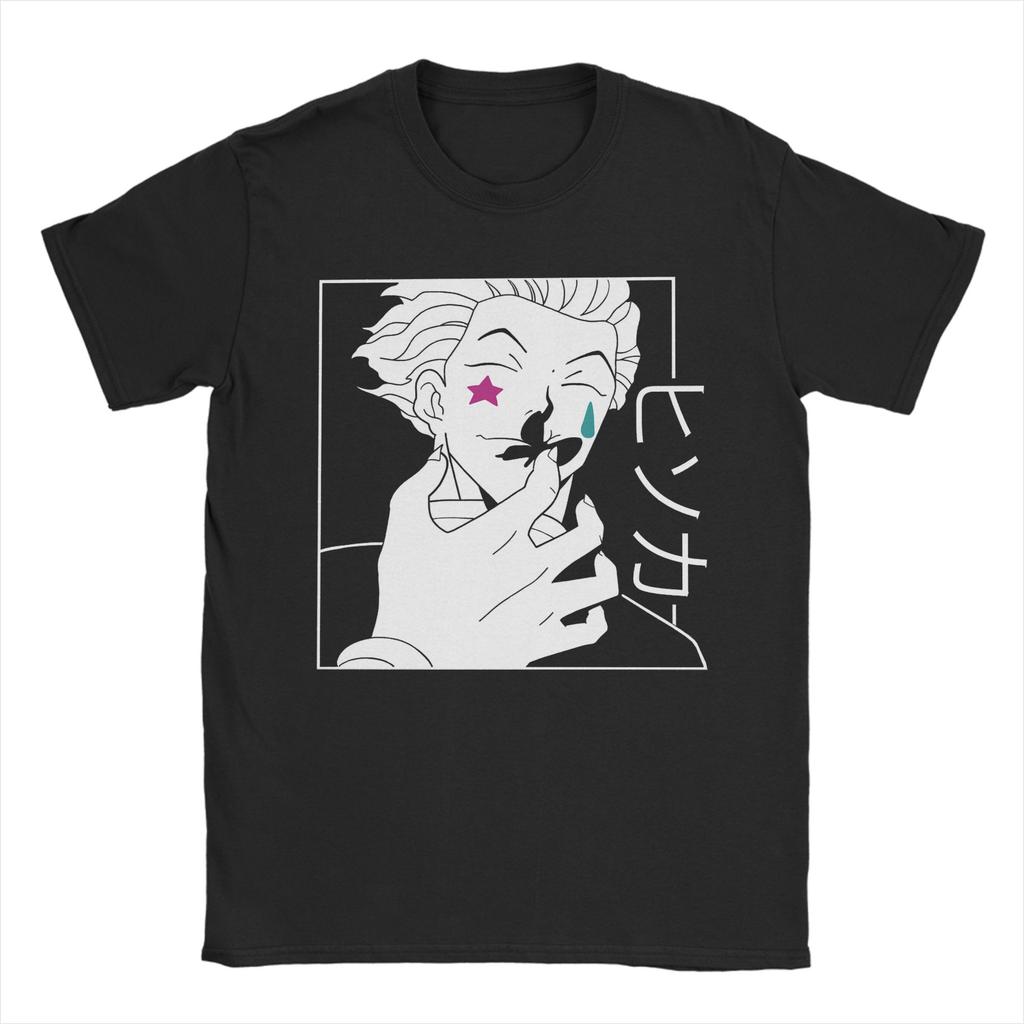 Unisexs Tshirts Hisoka Morow Hunter X Hunter Vintage Pure Cotton Tees Short Sleeve Anime Unisexga T Shirt Clothing 4xl 5xl 6xl