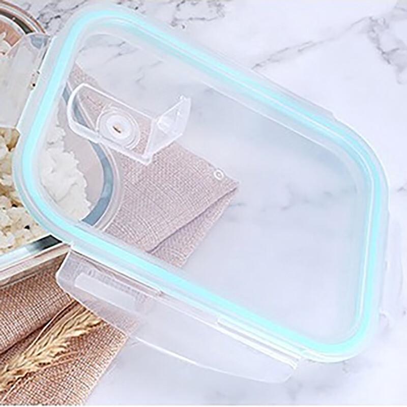 ZiPoYa 4-teiliges Aufbewahrungsset für Lebensmittel aus hochborosilicate Glas