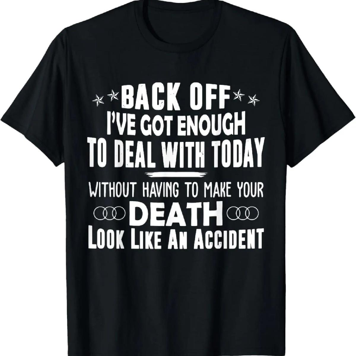 Отстаньте, мне и так есть чем заняться сегодня, смешная футболка S