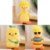 Fluffy Duck Plush Toy With Pp Cotton Filling For Kids And Office Desk Decor
