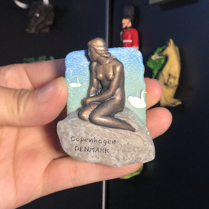 3D City Travel Souvenir Magnets: European and Global Regions