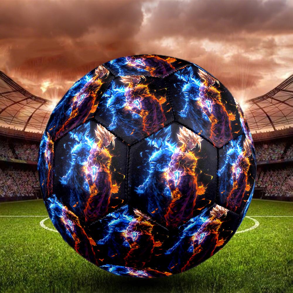 1pc Dragon Ball Z Football Soccer Ball Size 5 Indoor Soccer Ball Fashion Colorful  Backyard Game -Great For Sports Fans Gift HE10
