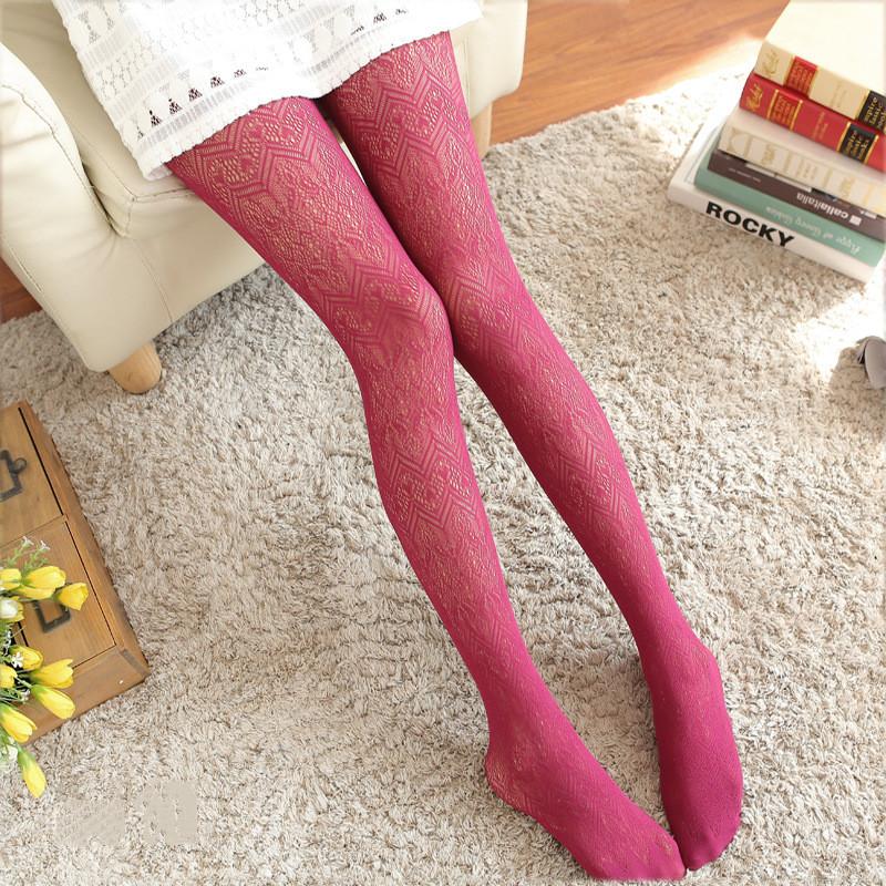Sexy Lace Thin Stockings for Women White Nylon Lolita Long Stocking Transparent Pantyhose Tights Female Dress Medias De Mujer