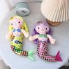 Children Accompany Sleeping Doll 30Cm Stuffed Plush Toys Mini Mermaid Plush Toy Princess Ragdoll Stuffed Toys Cartoon Animal
