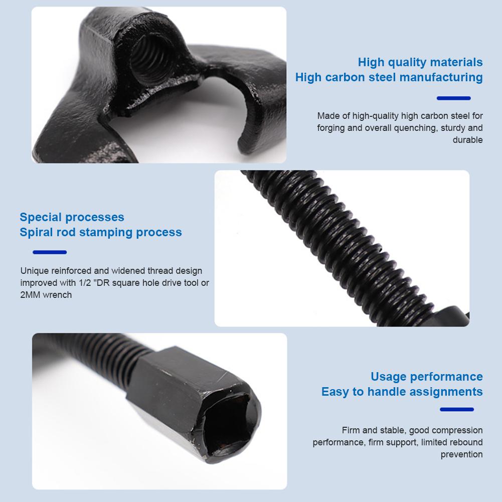 2Pcs 380mm Coil Spring Compressor Heavy Truck Suspension Clamps Tool 250mm Car Compressor Auto Spring Repair Hand Tools