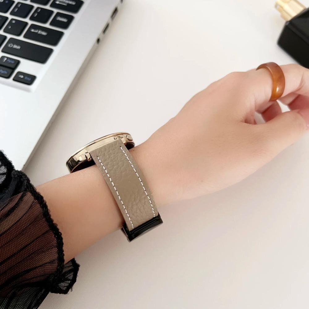 18mm Magnetic Leather Strap for Huawei Watch GT6 GT5/4 41mm Slim Soft Band for Huawei GT5 Pro 42mm Wristband Lady Thin Bracelet