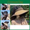 Fashionable Adjustable Summer Sun Hat For Women With Wide Brim And Neck Coverage