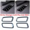 For Changan Cs55 Plus  - 2024 2nd Car A Pillar Air AC Conditioning Outlet Frame Decorative Stickers Cover Trim Accessories