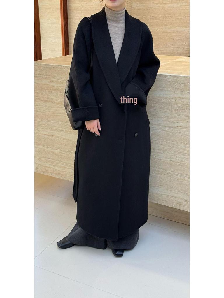 Hepburn-Style Loose Fit Wool Coat - New Autumn/Winter 2025, Age-Reducing Commute Design