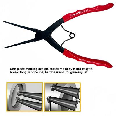 90/180° Bending Pliers Long Nose Bent Snap-Ring Pliers Heavy-duty Cylinder Internal Ring Remover Pliers Garage Tools