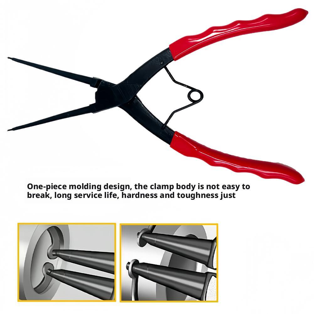 90/180° Bending Pliers Long Nose Bent Snap-Ring Pliers Heavy-duty Cylinder Internal Ring Remover Pliers Garage Tools