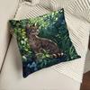 Warrior Cats Series 2 by Sushiru River - Soft Polyester Plush Throw Pillow Cover, 45.72x45.72cm, Zip Closure, Machine Washable for Living Room & Bedro